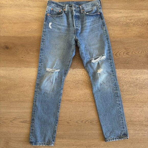 Levis 501 Skinny Jeans Cotton 28 - Picture 1 of 8